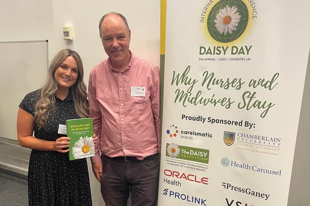Haematology and Oncology Senior Sister Nurse Maria Dark has won the DAISY Nurse Leadership Awards Florence at the Nightingale Foundation (FNF)/ DAISY Day international conference 2023 in Coventry