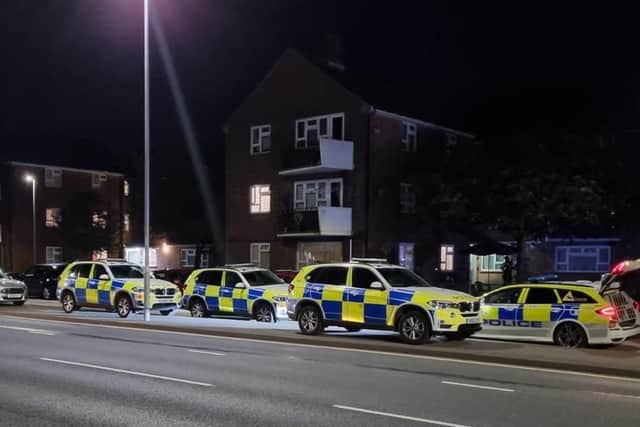 Armed police and firefighters were called to an incident off Eastern Road, Portsmouth, in Eastern Avenue near the Good Companion pub. Picture: Stuart Vaizey