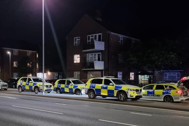 Armed police and firefighters were called to an incident off Eastern Road, Portsmouth, in Eastern Avenue near the Good Companion pub. Picture: Stuart Vaizey