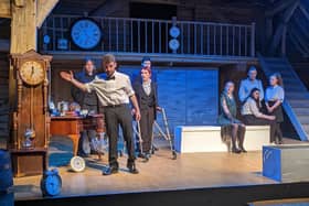 HSDC students on stage performing their reimagined production of The Winter’s Tale