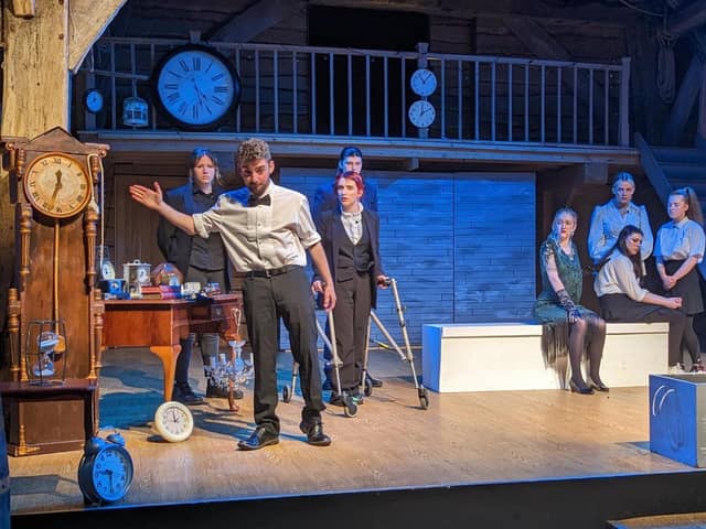 HSDC students on stage performing their reimagined production of The Winter’s Tale