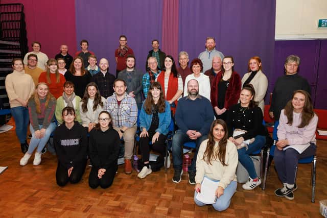 Titanic - The Musical is at The Kings Theatre from April 20-24, 2022. Pictured are the cast and directors. Picture by Steve Spurgin