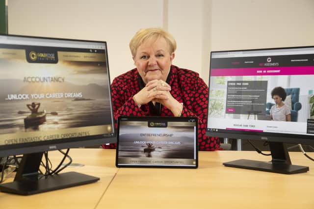TRAINING SPECIALIST: Distance-learning college owner Christine Baxter, of Gold Edge Training of Fareham, has urged anyone thinking of a career-change to act proactively and look at training programmes which would help secure a first job in a new sector