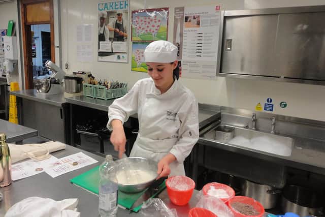 Overall winner of the Rotary Young Chef competition at Havant and South Downs College, Macie-May Bissett