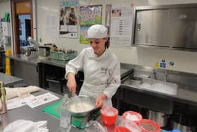 Overall winner of the Rotary Young Chef competition at Havant and South Downs College, Macie-May Bissett