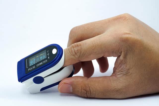 Pulse oximeter used to measure pulse rate and oxygen levelsPicture: Shutterstock