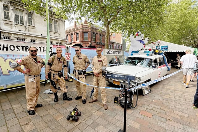 The Ghostbusters were in attendance