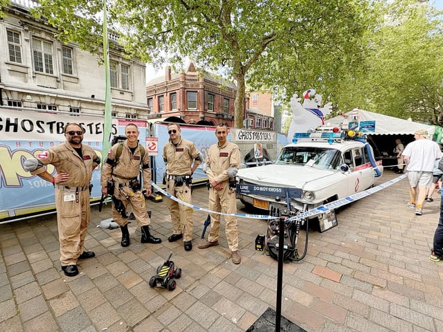The Ghostbusters were in attendance
