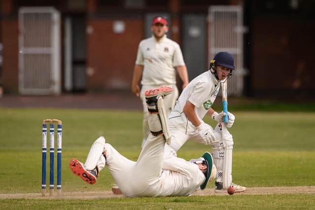Will Mew batting for Havant in their win against Fareham & Crofton
Picture: Keith Woodland