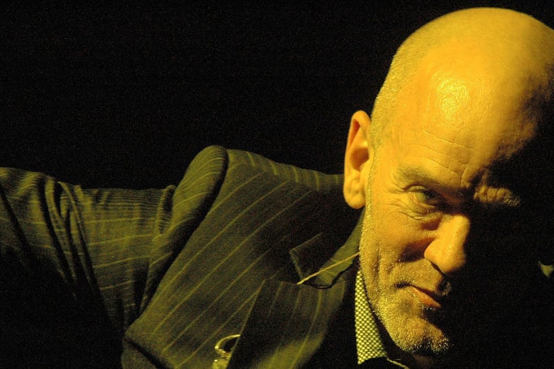 Michael Stipe at the Rose Bowl in August 2008.