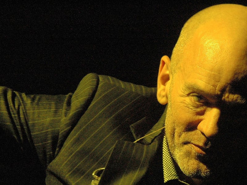 Michael Stipe at the Rose Bowl in August 2008.