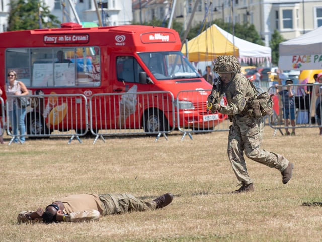 Residents are invited to salute Portsmouth's armed forces community with an action-packed day on Southsea Common to mark Armed Forces Day on Saturday, June 17 from 10am to 4pm. It will feature a parade of serving members of the armed forces, a parachute display, performances from the Rose and Thistle Pipe Band, a cannon and musketry display from Fort Cumberland Guard and a Battle of Britain memorial spitfire flyover.
