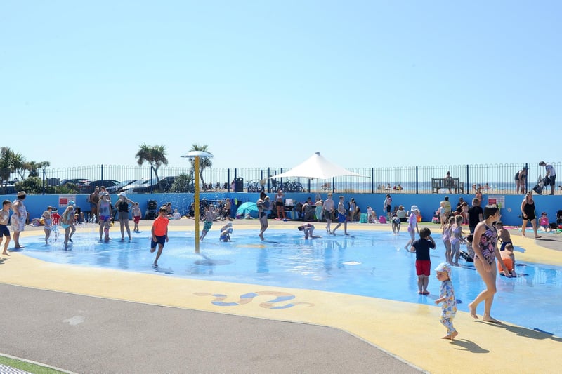 Gosport Splash Park near Pebble Beach Car Park at Stokes Bay, Gosport is currently closed for essential maintenance. However when open the free facility is open daily from 10am to 7pm.