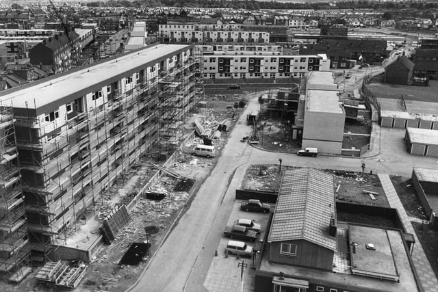 Development area around Sultan Road, Buckland in June 1972. The News PP4478