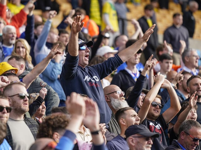 Drowning out the Norwich fans.
