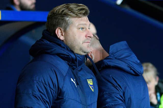 Oxford United manager Karl Robinson