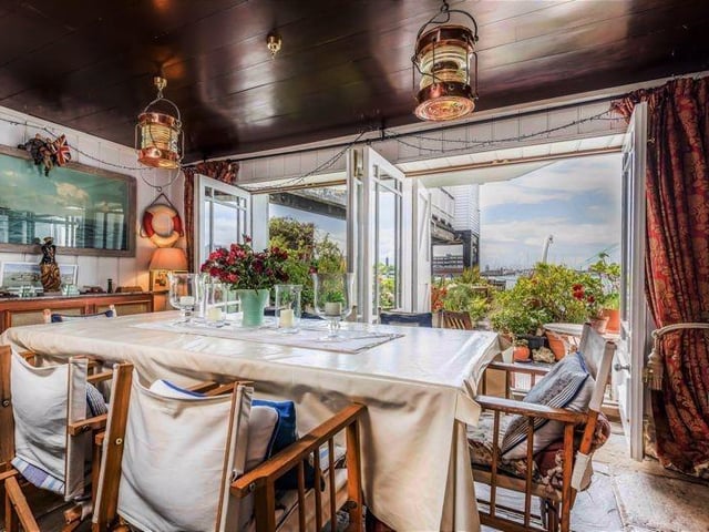 This four bedroom home in Bath Square, Old Portsmouth, is on the market for £3.25m. It is listed on Rightmove by Fry and Kent.