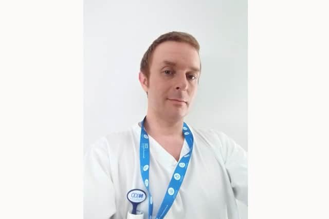 QA nurse Edward Saunders was 'deeply disappointed' to find his bike was stolen from the hospital site while he was self-isolating during the coronavirus crisis.