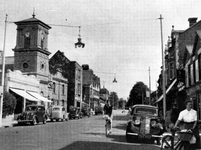 A quiet time in Waterlooville when the A3 London Road used to pass though.
