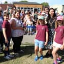 (L-R) Cllr Suzy Horton, Cllr Steve Pitt, Executive Headteacher Sara Paine, Lord Mayor and Lady Mayoress of Portsmouth.