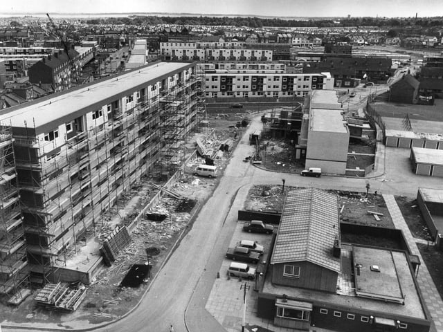 Development area around Sultan Road, Buckland in June 1972.
