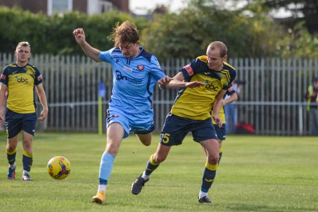 Moneyfields and AFC Portchester, who met in the FA Vase on Saturday, are in Wessex Premier action this midweek. Picture: Daniel Haswell