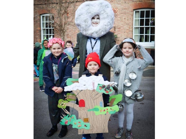 The Portsmotuh Grammar School have taken part in World Book Day.