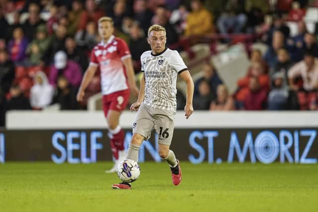 Joe Morrell earned an instant recall to Pompey's side following suspension - coinciding with an impressive victory. Picture: Jason Brown/ProSportsImages