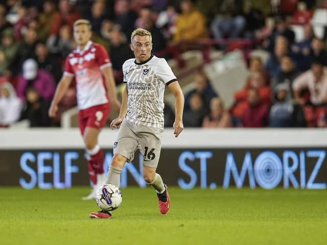 Joe Morrell earned an instant recall to Pompey's side following suspension - coinciding with an impressive victory. Picture: Jason Brown/ProSportsImages