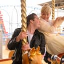 Jacob Bailey as Danny Zuko and Poppy Bailey as Sandy Dumbrowski at Clarence Pier, Southsea. Picture: Keith Woodland (230321-39)