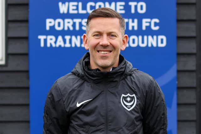 Rich Hughes has explained why Jon Harley represents the ideal fit as Pompey's new assistant head coach. Picture: Portsmouth FC
