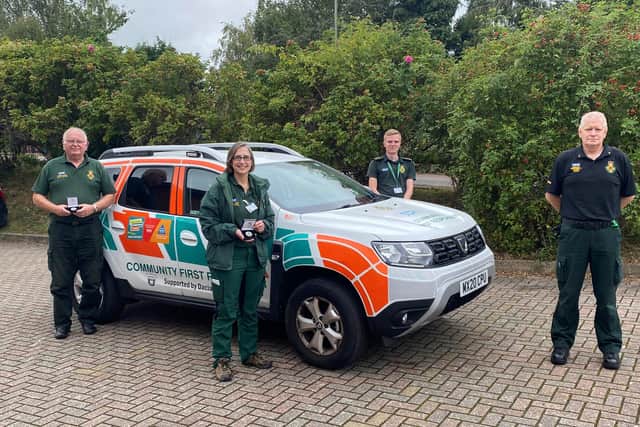 Community first responders for SCAS. Picture: SCAS