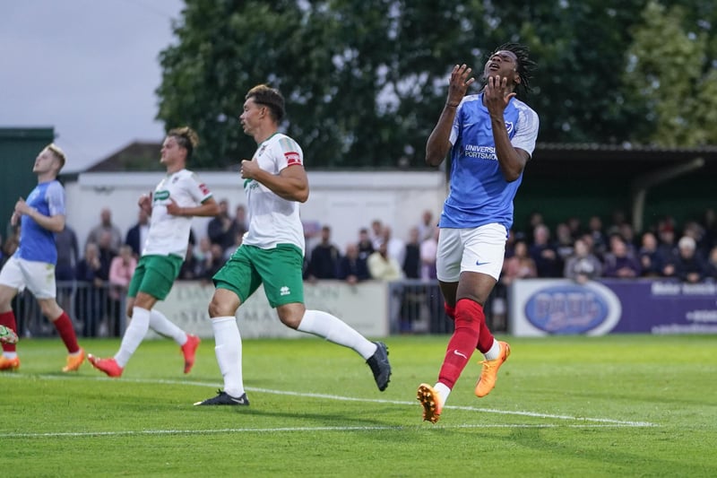 Lively display from the Academy youngster and sole centre-forward in Pompey’s squad. Denied in the 62nd minute when his first-time shot was superbly saved, while won the second penalty, which was converted by Morrell.