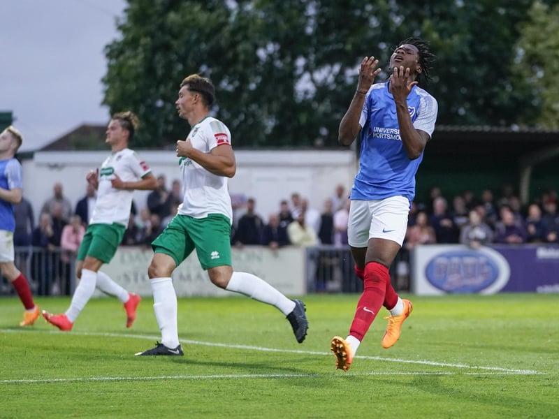 Lively display from the Academy youngster and sole centre-forward in Pompey’s squad. Denied in the 62nd minute when his first-time shot was superbly saved, while won the second penalty, which was converted by Morrell.