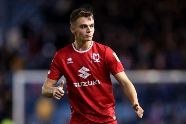 MK Dons star Scott Twine was heavily linked with a move to Pompey in the summer. (Photo by George Wood/Getty Images)