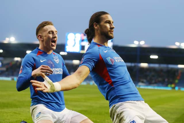 Pompey are making moves to secure Christian Burgess' Fratton Park future. Picture: Joe Pepler