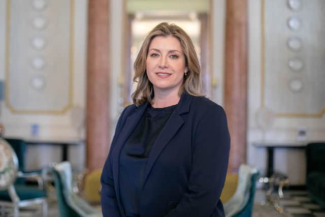 Pictured: MP Penny Mordaunt at Queens Hotel, Portsmouth
Picture: Habibur Rahman
