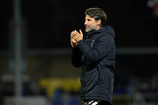 Pompey boss Danny Cowley.