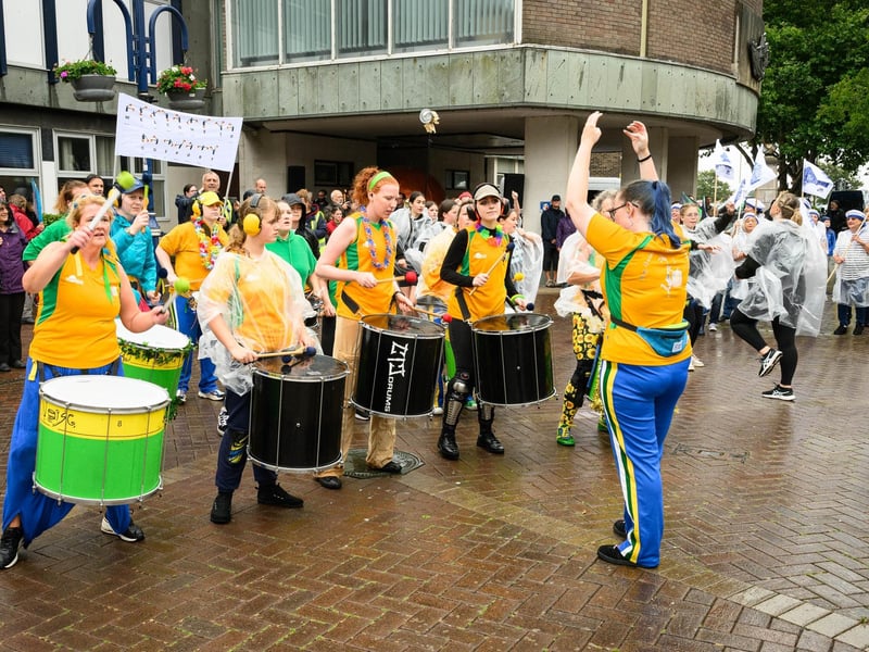 Pictured is: Musical entertainment at the event
Picture: Keith Woodland (170721-88)