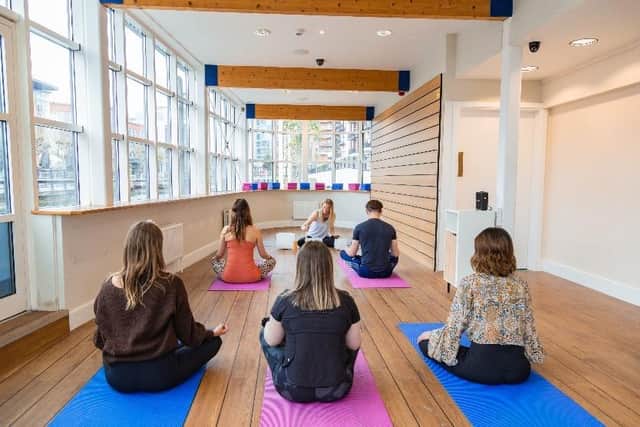 Yoga is one of the activities on offer at Gunwharf Quays this weekend.