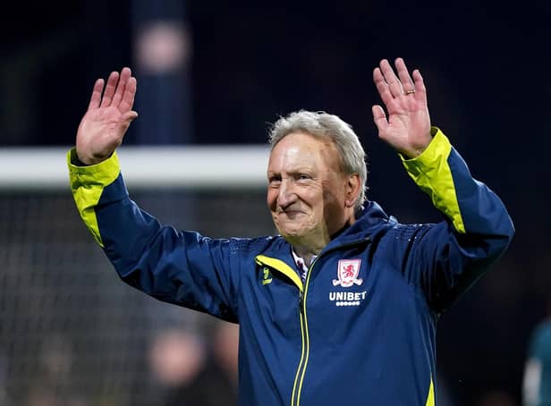 Neil Warnock has announced his retirement from management after a 41-year career overseeing 1,603 matches. Picture: Mike Egerton/PA Wire.