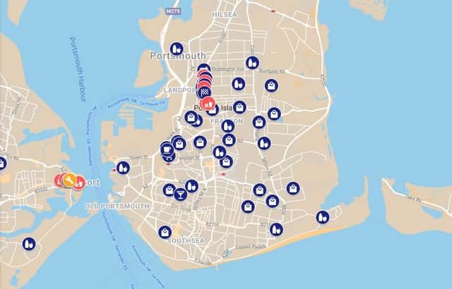 Our interactive map shows which local businesses have reopened in Portsmouth