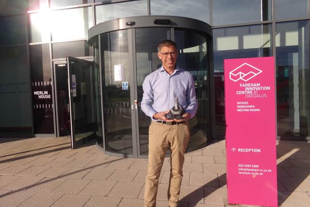 Clive Johnson, Chief Executive at RAD Propulsion, which works from Fareham Innovation Centre.