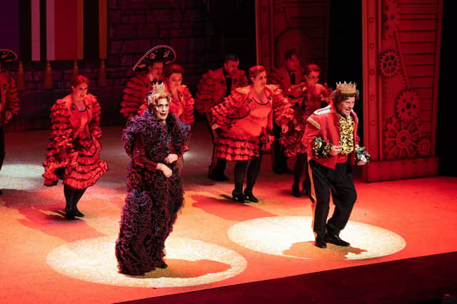 Production pictures for Chitty Chitty Bang Bang, the community show by and at The Kings Theatre, from April 11-16, 2023.