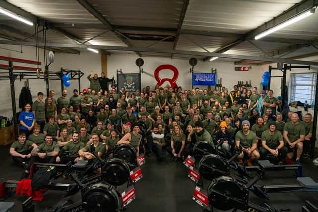 144 rowers took part in teams – including a team from the CrossFit Teens program