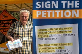Pictured: Councillor Gerald Vernon-Jackson, leader of both Portsmouth Liberal Democrats and the city council, has launched a bid for Portsmouth City Council to hire GPs
