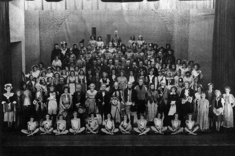 The Portsea Island Mutual Co-operative Society's centenary pageant at the Kings Theatre, Southsea, in 1944.