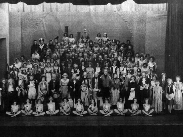 The Portsea Island Mutual Co-operative Society's centenary pageant at the Kings Theatre, Southsea, in 1944.
