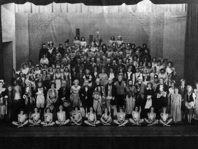 The Portsea Island Mutual Co-operative Society's centenary pageant at the Kings Theatre, Southsea, in 1944.