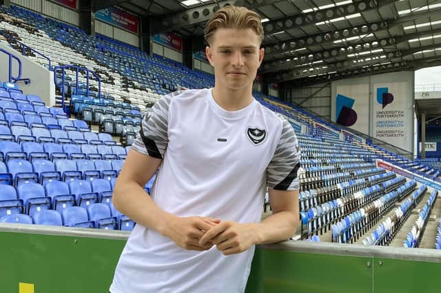 Liam Vincent is yet to make his Pompey debut. Picture: Portsmouth FC